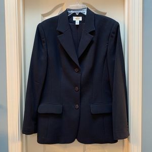 Navy 3 button Blazer from Talbots size 10